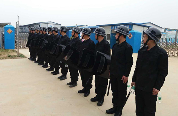 2018年3月中建三局白沙洲項目拆遷維穩